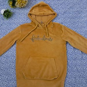 Aesthetic Warm Yellow Hoodie