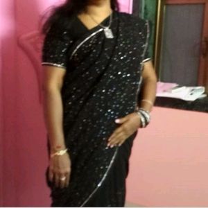 Black Beauty Saree. Discount Price