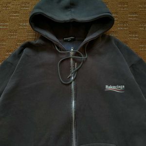 BALENCIAGA HOODED ZIPPER UPPER