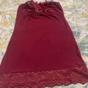 Beautiful Maroon Nighty