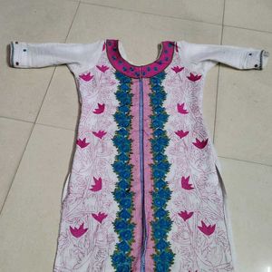 Lovely Embroidery Work Kurti