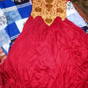 Readymade Mahroon Gown