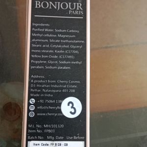 Bonjour Paris Hd Photo Match Foundation