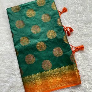 Brand New Banarasi Saree With Blouse Piece