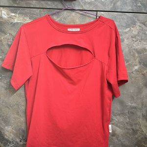 Red Forever 21 fitted top