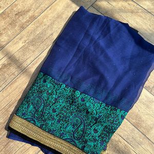 Pure Georgette Partywear Saree