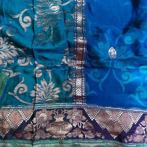 Pure Silver Zari Saree