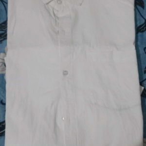 Formal White Cotton Shirt