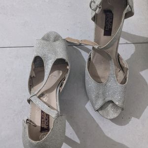 4 Inch Silver Heels