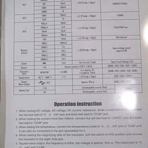 Digital Multimeter