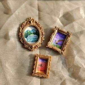 Handmade Painting Frame Fridge Magnets