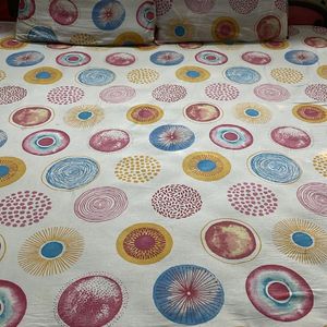 Double Bed Pure Cotton Bedsheet