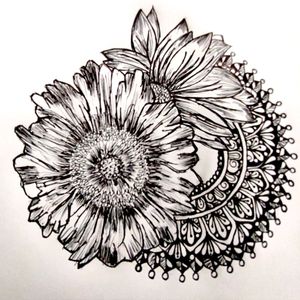 Mandala Flower Art