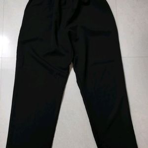 Black Straight Fit Pant