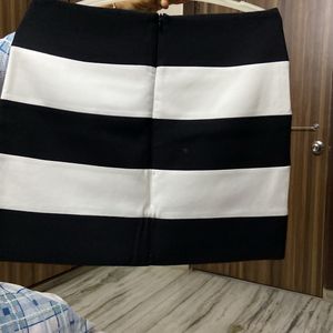 Zara Striped Heavy Premium Skirt Brand New