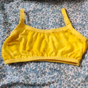 Lemon Yellow Bra