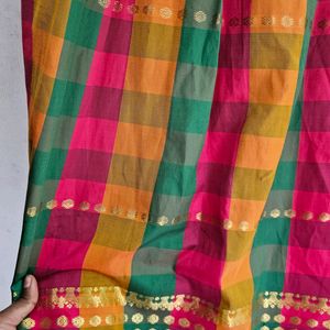 Ethnic Skirt and Blouse | Pattupavada