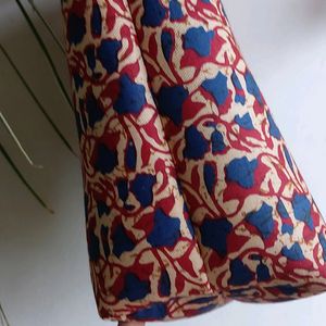 Jaipur Summer Collection Maroon And Blue Tote Bag