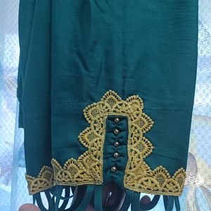 Self Embroidered Kurta Set