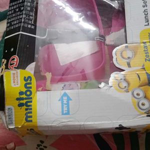 Minion Tiffin And Bottle