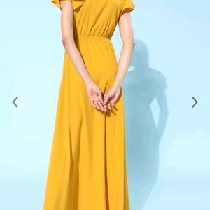 New BERRYLUSH Mustard Gown