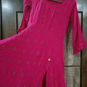 PURE RAYON LONG KURTA