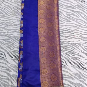 blue colour saree