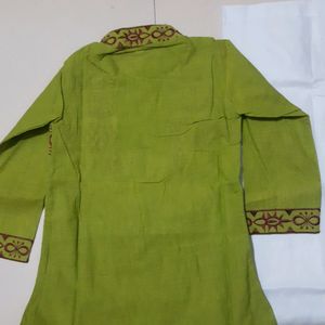 Green Kurta And Pant