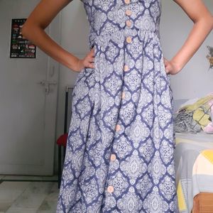 Printed BLUE Sundress