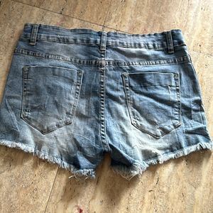 Denim shorts