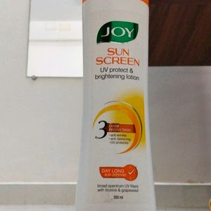 JOY SUNSCREEN/ SUN CREAM. NOT USED MUCH.