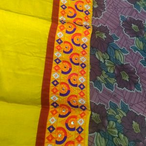 Pure Cotton With Gujrati Work