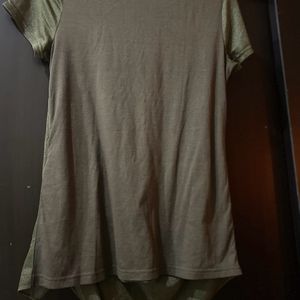 Tunic/Top Dark Olive Colour