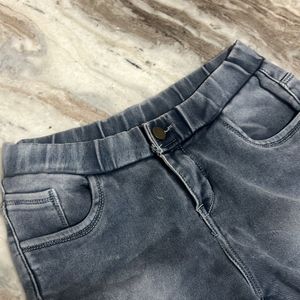 Denim Jean With Side Pockets