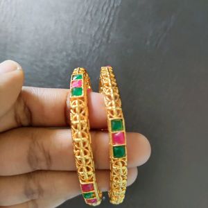 Colourful Gold Polished Bangle🤩🤩🤩