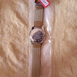 Leather Analog Watch