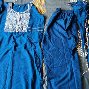 Navi Blue Kurta Set