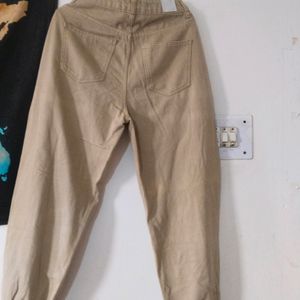 Brown Jeans Joggers