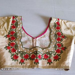 Non Paded Readymade Blouse With 3/4th Hands