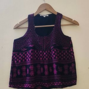 Jaipuri Vibes: Barbados Crop Top - Perfect for Bea