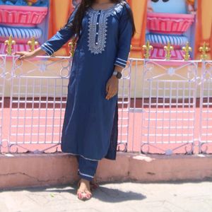 Blue Kurta Set