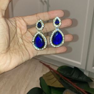 blue stone Earrings