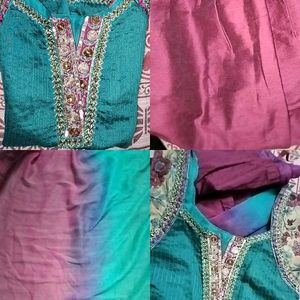 Patiala Suit With Kurti, Salwar And Dupatta