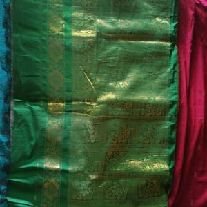 💥Price Drop💥Chanderi Cotton Pattu Saree