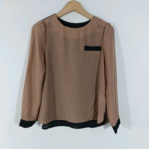 Brown & Black Top ( Women's)