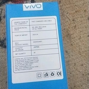 VIVO 3.4A FAST CHARGER +USB B Type Cable