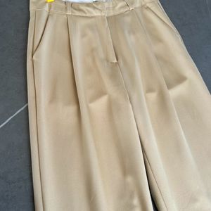 Beige Premium Quality Highwaist Trouser