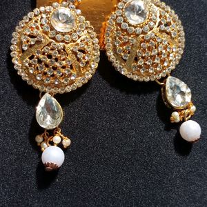 Gold Diamond Earrings