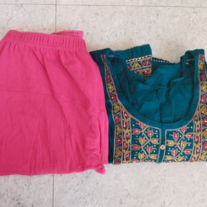 2 Piece Kurti Legging Set🌷🩷