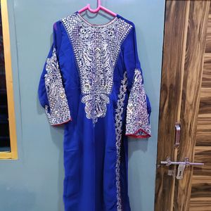 Pakistani Fully Zari Work Kurta Set